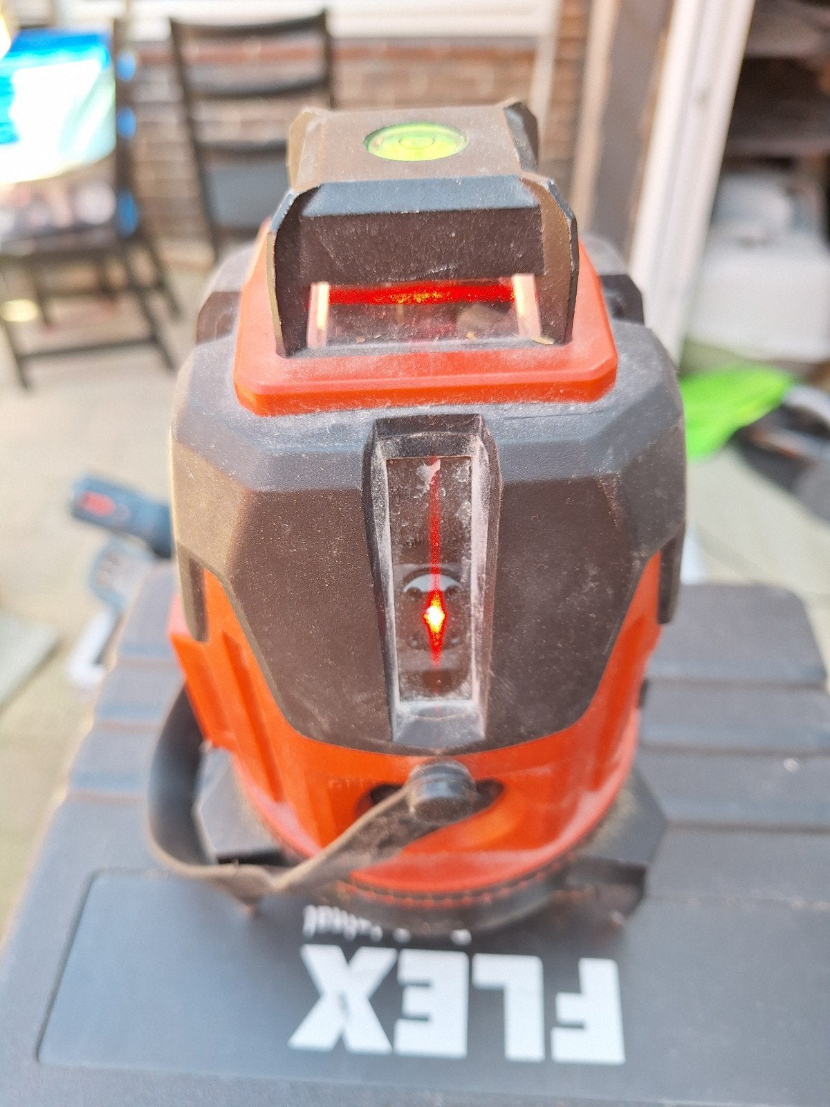 FLEX Lasernivelleerapparaat - Rood laserlicht, Ophalen of Verzenden, Zo goed als nieuw, Overige meters