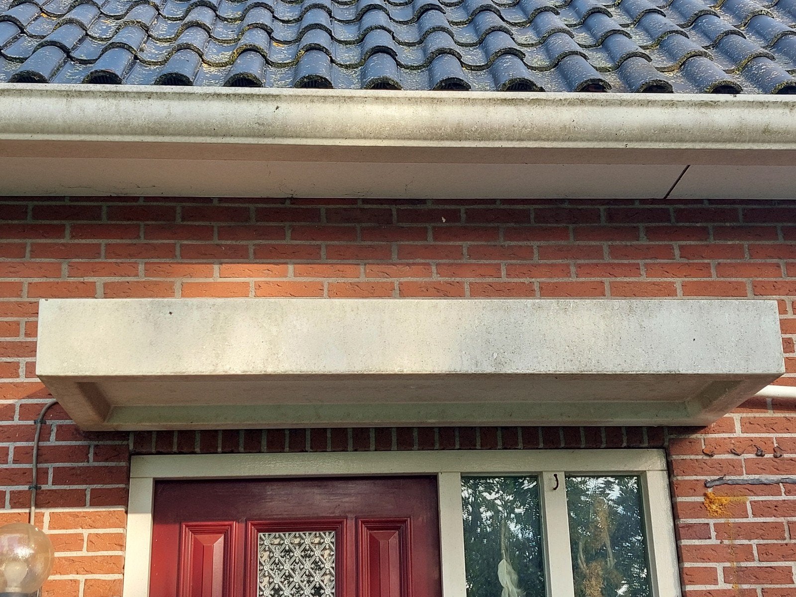 Dakgoten (ca. 840cm) en luifel (190x60cm) polyplus, Ophalen, Gebruikt, 15 m² of meer