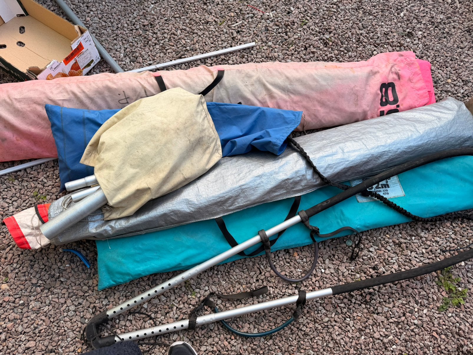 Diverse surf zeilen, Watersport en Boten, Ophalen, Gebruikt