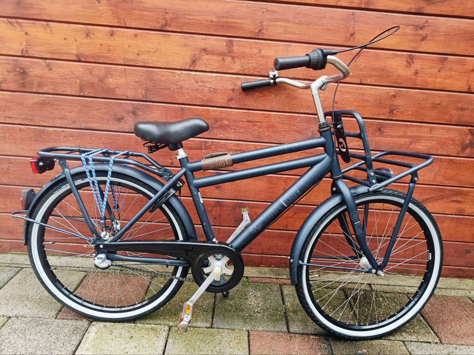 Prachtige Cortina U4 Transporter 24 inch jongensfiets met 3V, Ophalen, Terugtraprem, 24 inch, Cortina U4 Transporter