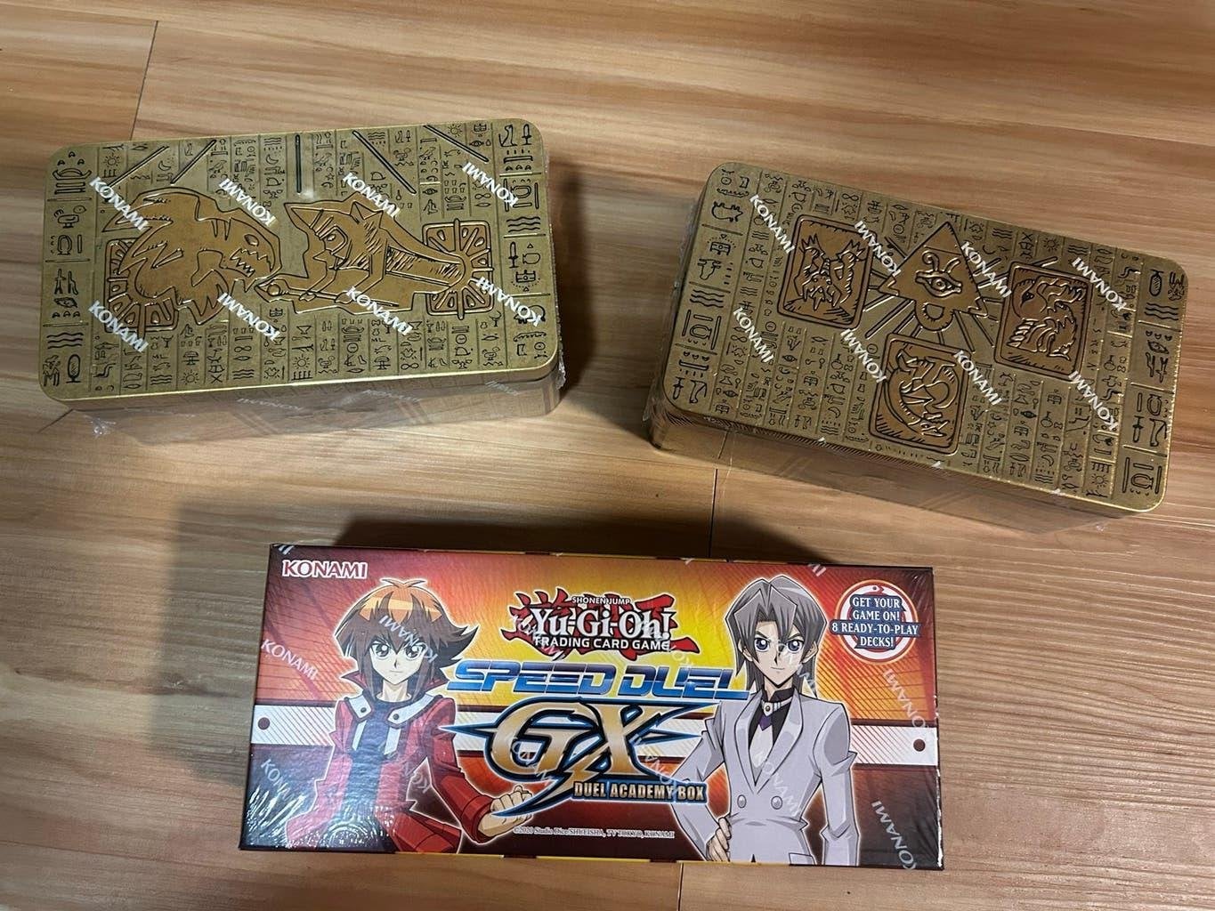 Yu-Gi-Oh! Sealed Bundle 2 Tins + Duel Academy Box, Hobby en Vrije tijd, Verzamelkaartspellen | Yu-gi-Oh!, Ophalen of Verzenden
