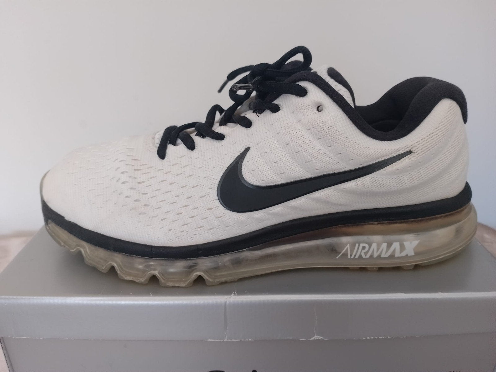 NIKE air max RUNNING confortabele sportschoenen, 42 wit, Wit, Ophalen of Verzenden, Sneakers of Gympen, Gedragen