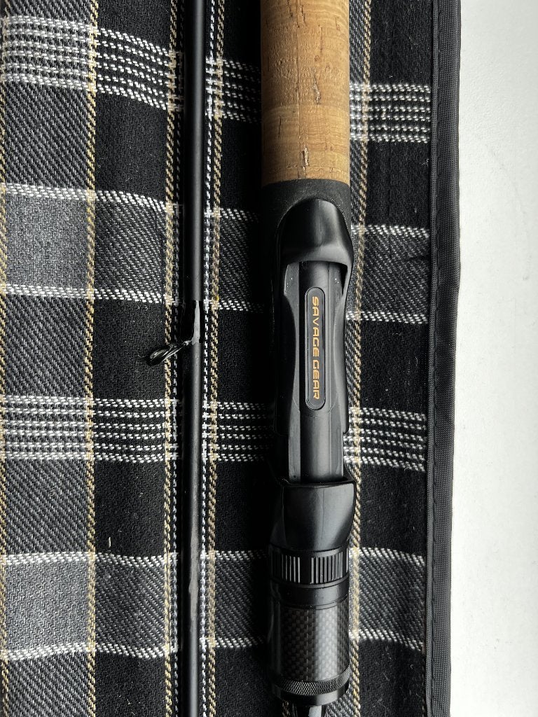 Savage Gear Salmonid CCS 279cm (5-18g) – Zeeforel/Roofblei, Ophalen of Verzenden, Gebruikt, Complete hengel