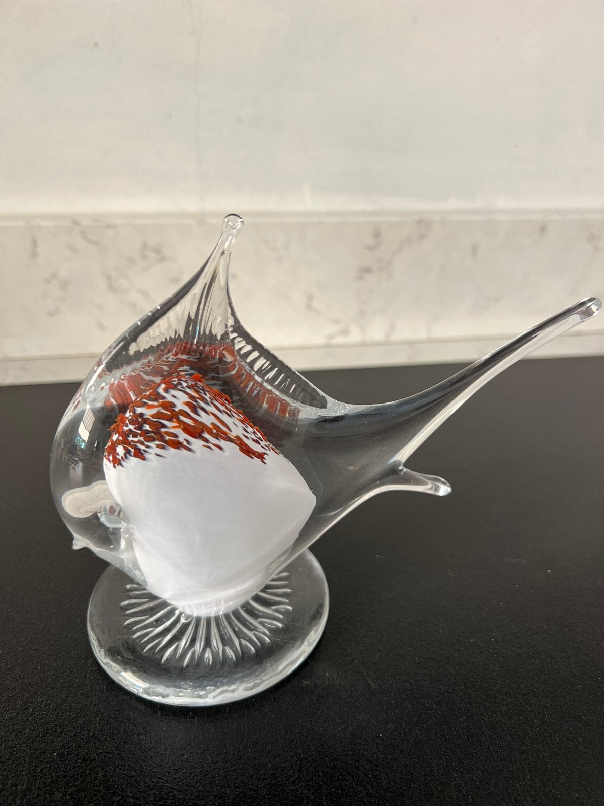 Beeldje Vis, glas., Antiek en Kunst, Antiek | Glas en Kristal, Ophalen of Verzenden