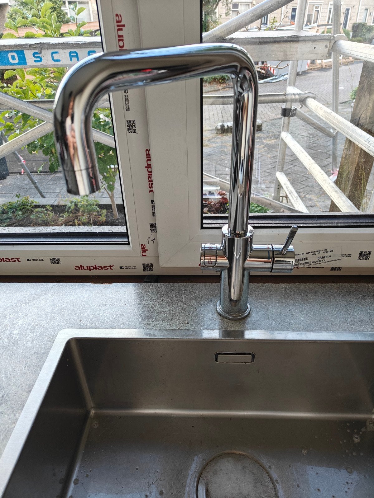 Grohe red duo kraan, Huis en Inrichting, Minder dan 50 cm, Ophalen of Verzenden, Zo goed als nieuw, Minder dan 25 cm
