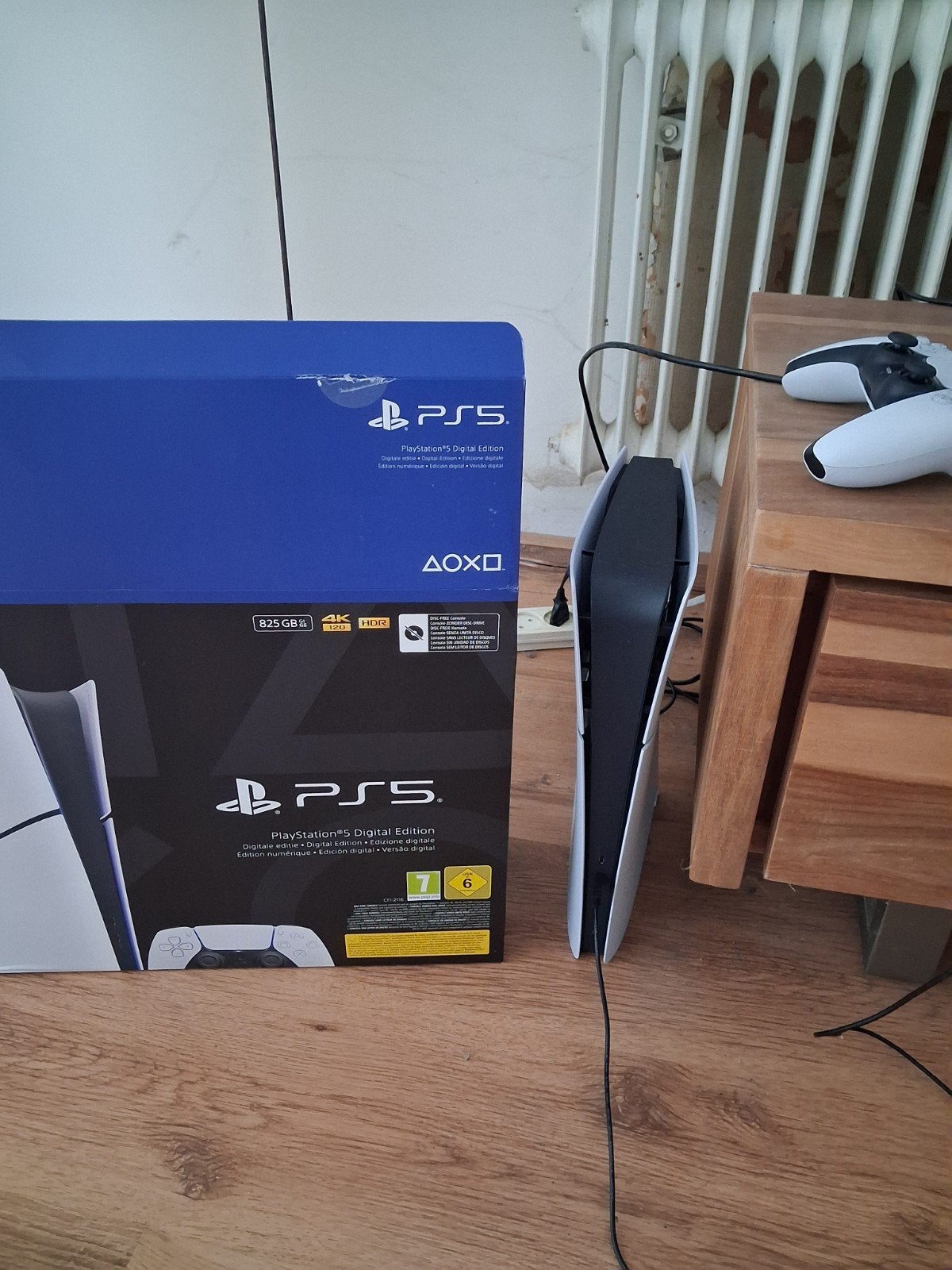 PS5 Digital Edition met GT7, Witcher 3, PoE2, Spelcomputers en Games, Ophalen, Zo goed als nieuw, Playstation 5 Digital