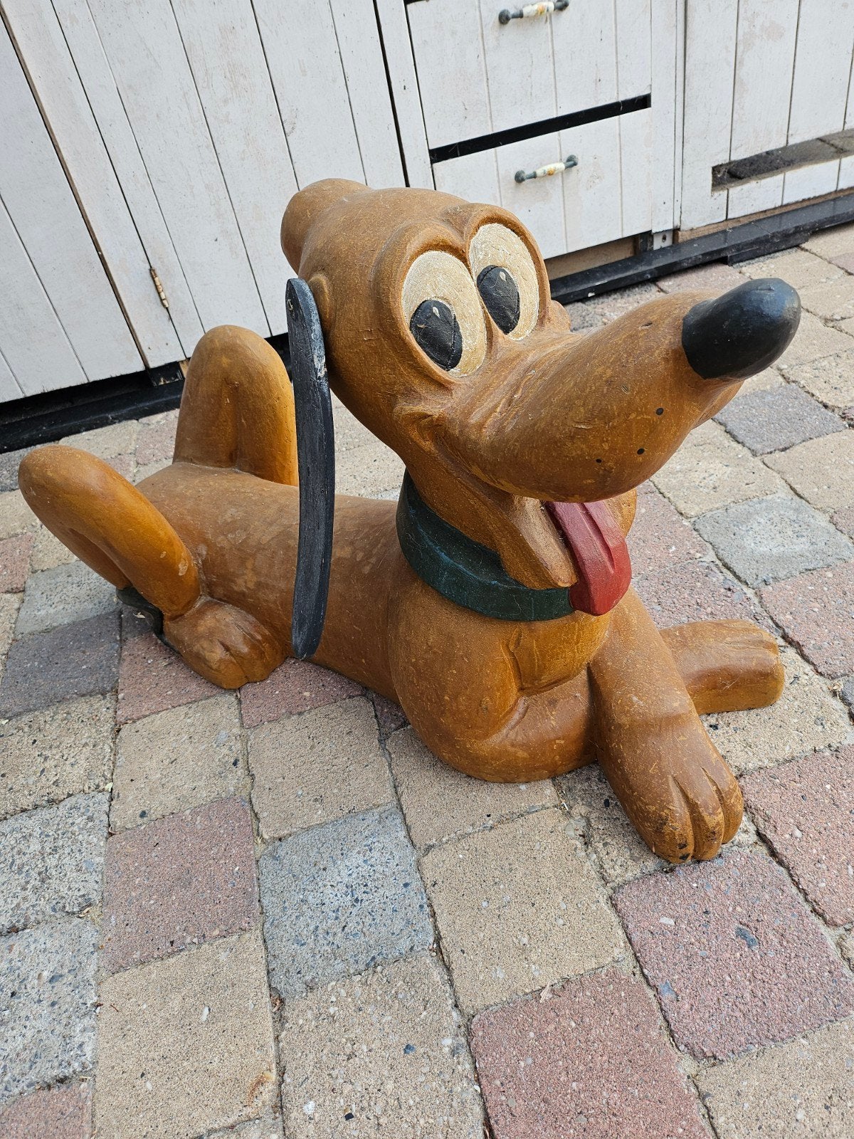 Pluto, Verzamelen, Disney, Ophalen, Goofy of Pluto, Gebruikt, Beeldje of Figuurtje
