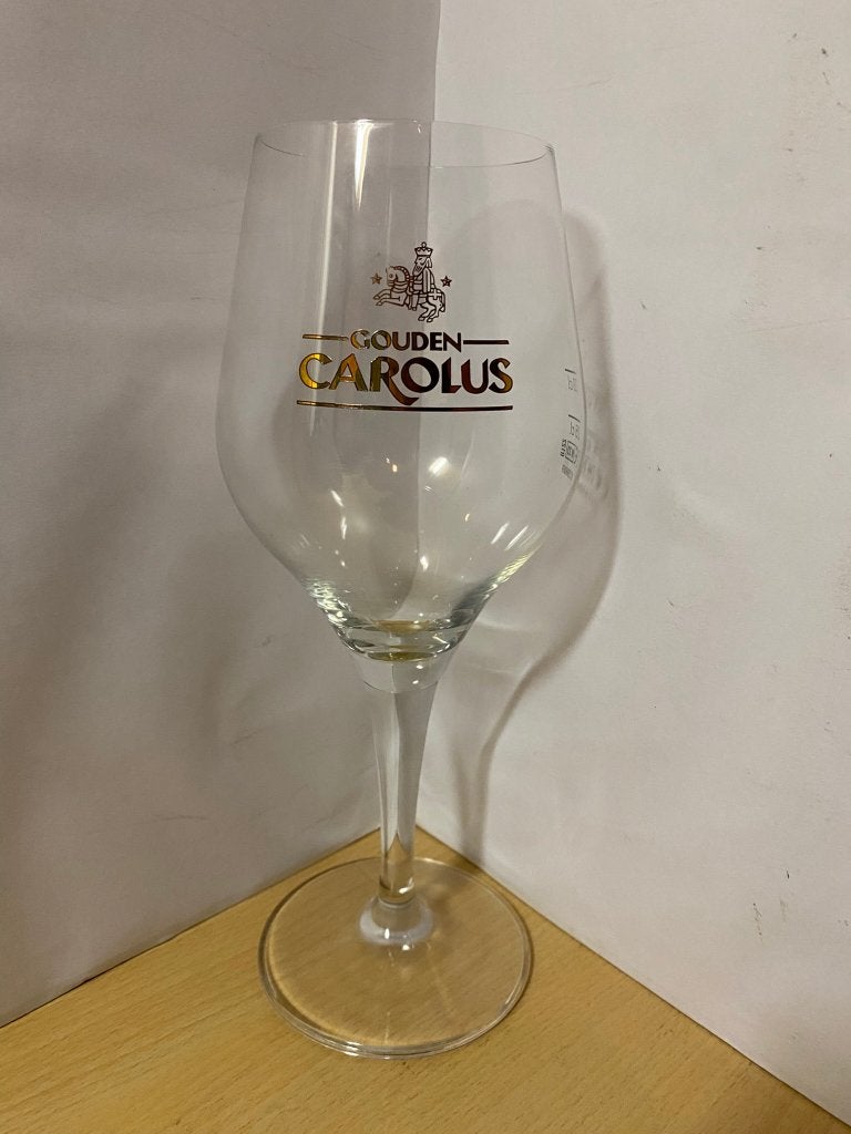 Gouden Carolus bierglas 33cl, Ophalen of Verzenden, Zo goed als nieuw, Glas of Glazen, Overige merken