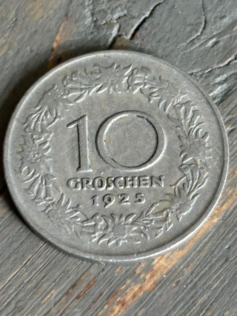 10 Groschen 1925 Oostenrijk, Ophalen of Verzenden, Oostenrijk, Losse munt