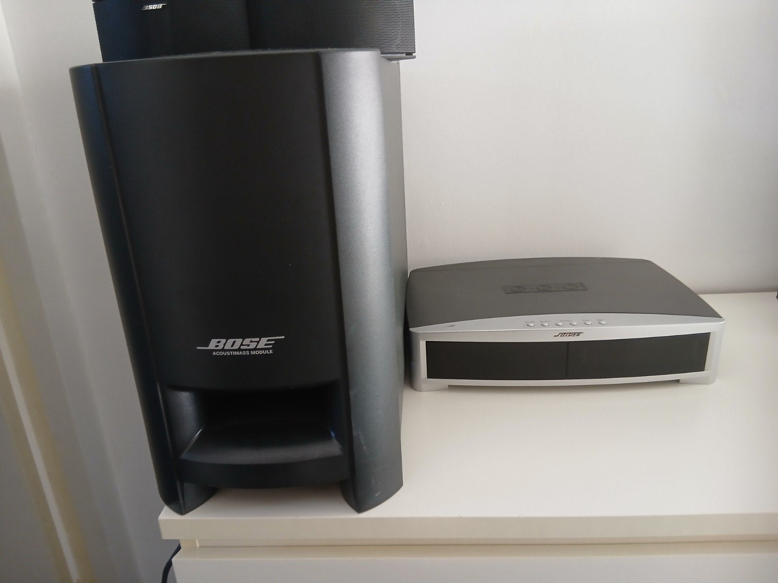 Bose Acoustimass 5 Series III Home Cinema Set, Audio, Tv en Foto, Gebruikt, 2.1-systeem, 70 watt of meer, Overige spelers