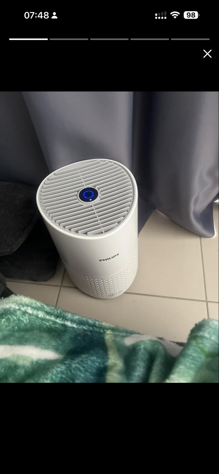 Philips Luchtreiniger - Werkt perfect, filter nodig, Ophalen, Gebruikt