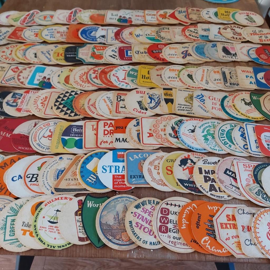 Unieke collectie bierviltjes, Ophalen, Gebruikt, Viltje(s), Overige merken