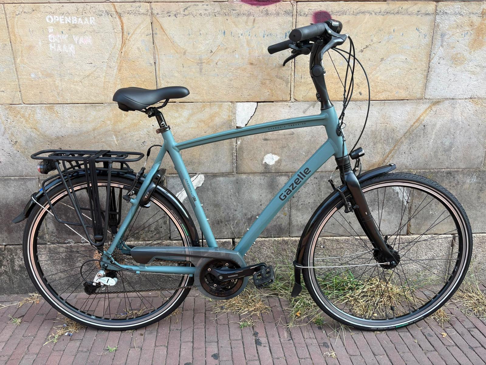 Gazelle charmonix t27 heren fiets 61cm, Versnellingen, Zo goed als nieuw, Gazelle, 56 cm of meer