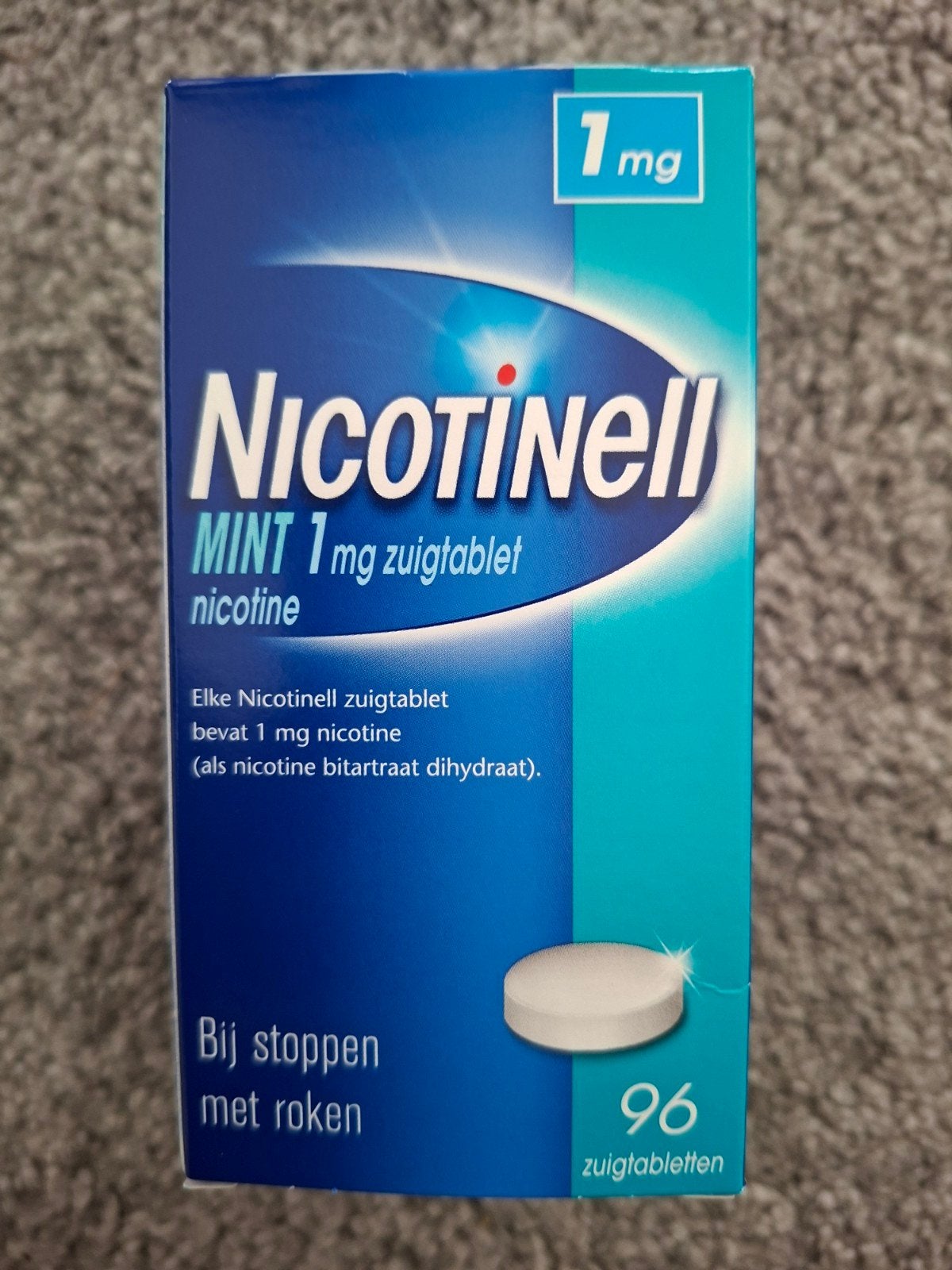 5x Nicotinell Mint 1mg Zuigtabletten - Stoppen met Roken, Ophalen of Verzenden, Nieuw, Overige typen