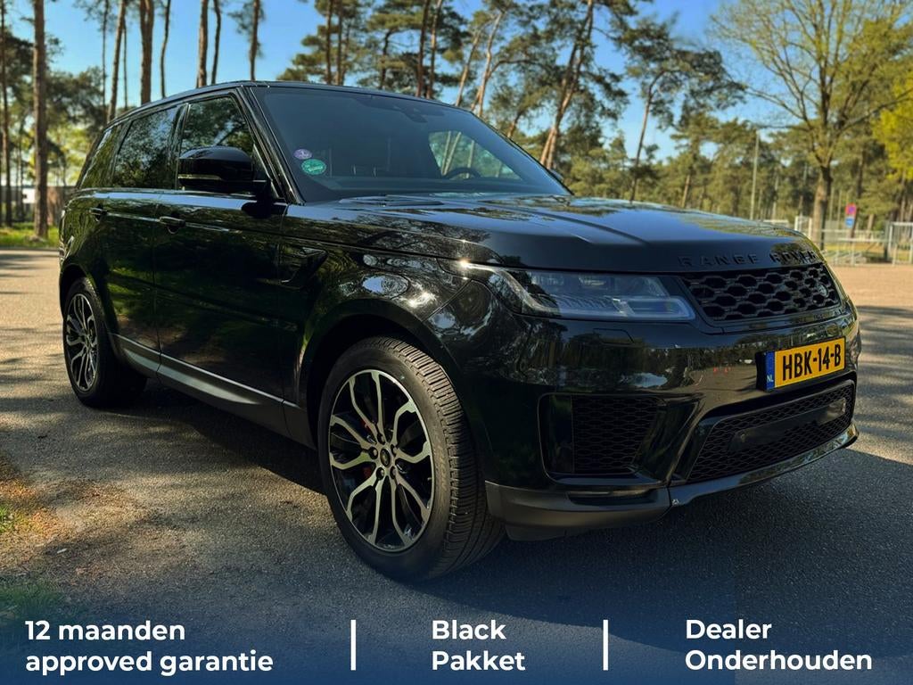 Range Rover Sport P400e SE | Pano | Meridian | Dealer OH, Auto's, Automaat, 4 cilinders, 2500 kg, Zwart