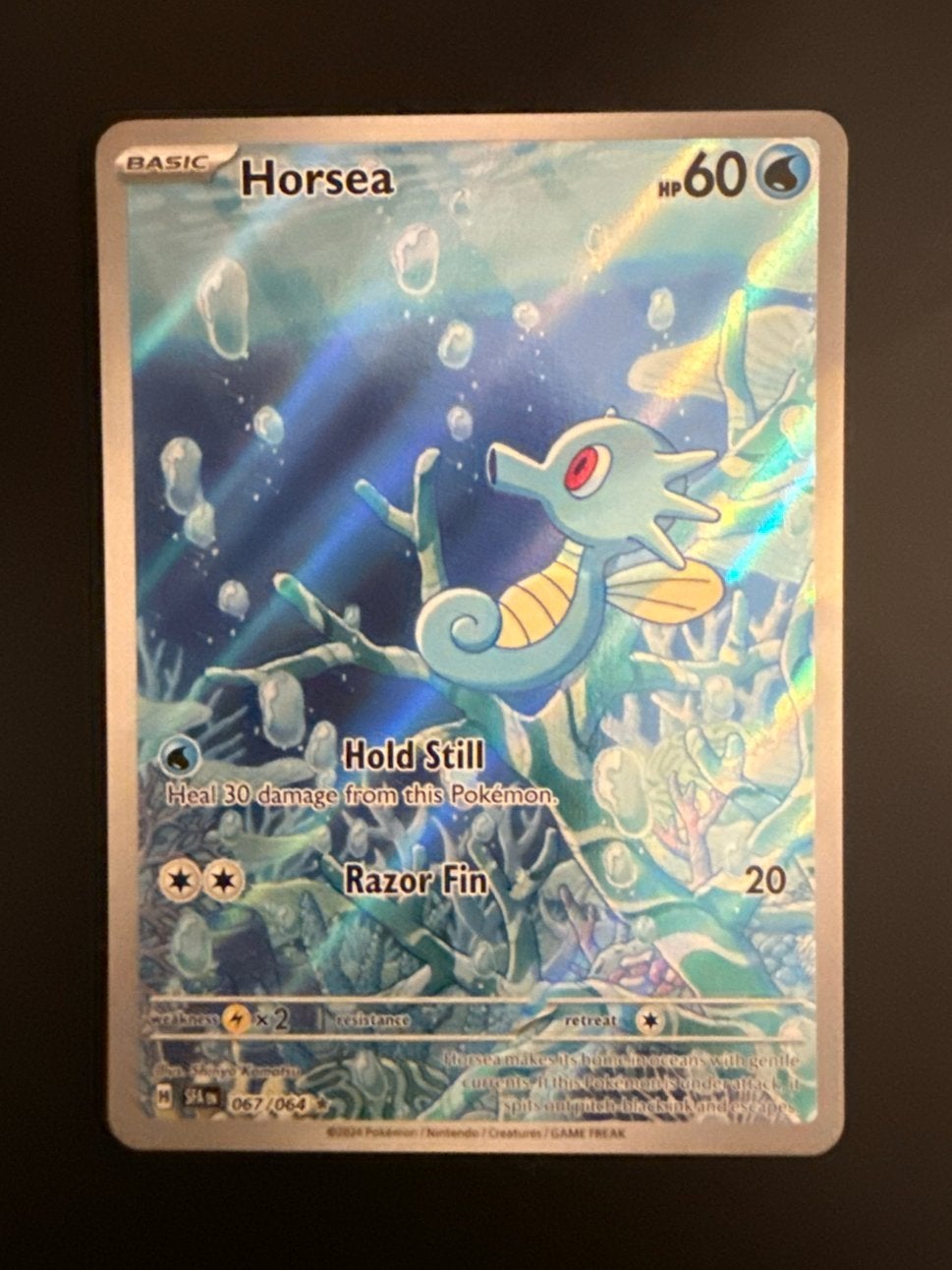 Horsea (SFA 067) NM, Verzenden, Zo goed als nieuw
