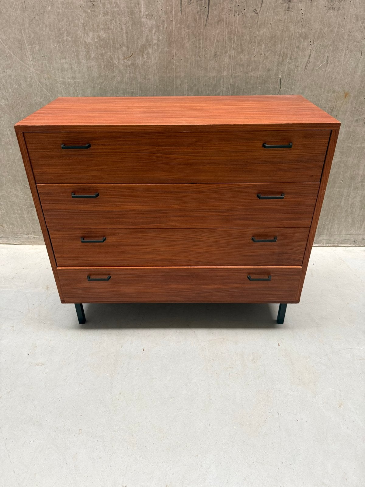 Vintage Jaren '60 Simpla Lux Ladekast, Gebruikt, 3 of 4 laden, X, Minder dan 100 cm