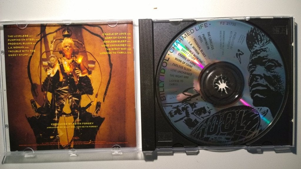 Billy Idol - Charmed Life, Ophalen of Verzenden, Zo goed als nieuw, Poprock, Album