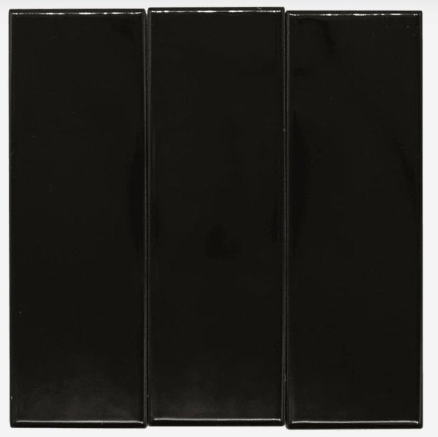 Black Brick Tegel 5x15 cm - 3 m2 - Porselein - Nieuw, Doe-het-zelf en Verbouw, Ophalen, Overige materialen, Wandtegels, Nieuw