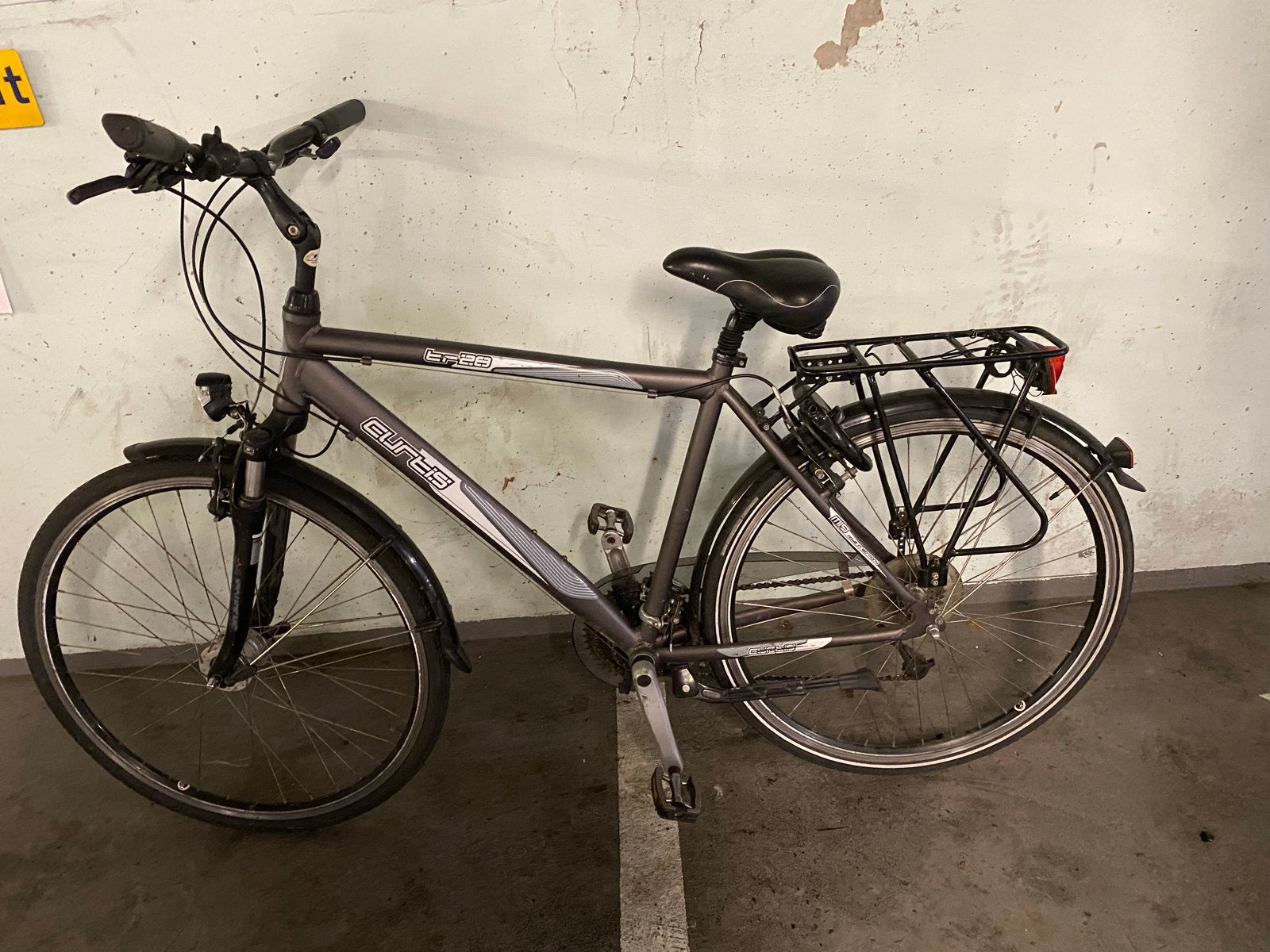 Curtis Herenfiets - Gebruikt, Goede Staat, Overige merken, Gebruikt, Velgrem, Versnellingen