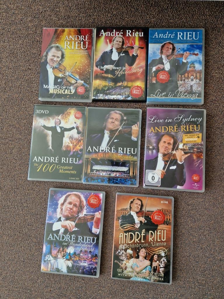 André Rieu DVD Verzameling - Diverse Concerten, Alle leeftijden, Ophalen of Verzenden, Gebruikt