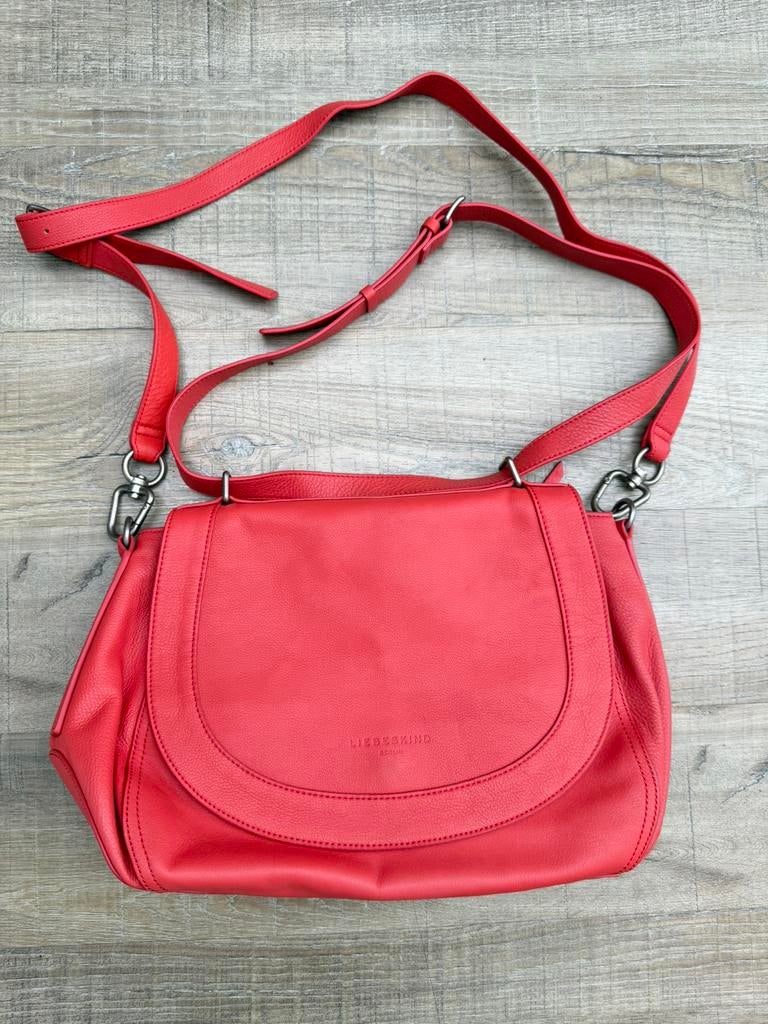 Liebeskind Berlin leren tas, Ophalen of Verzenden, Zo goed als nieuw, Rood, Leer