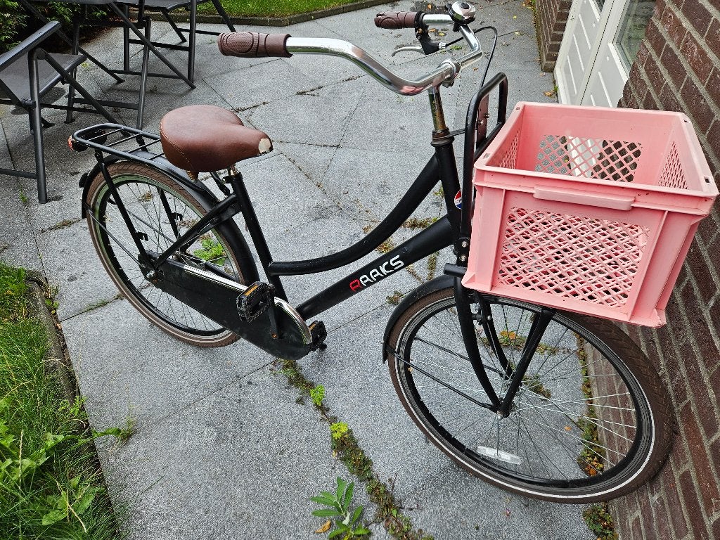 Meisjefiets 26 inch, Fietsen en Brommers, Fietsen | Meisjes, Terugtraprem, Gebruikt, Raaks, Handrem