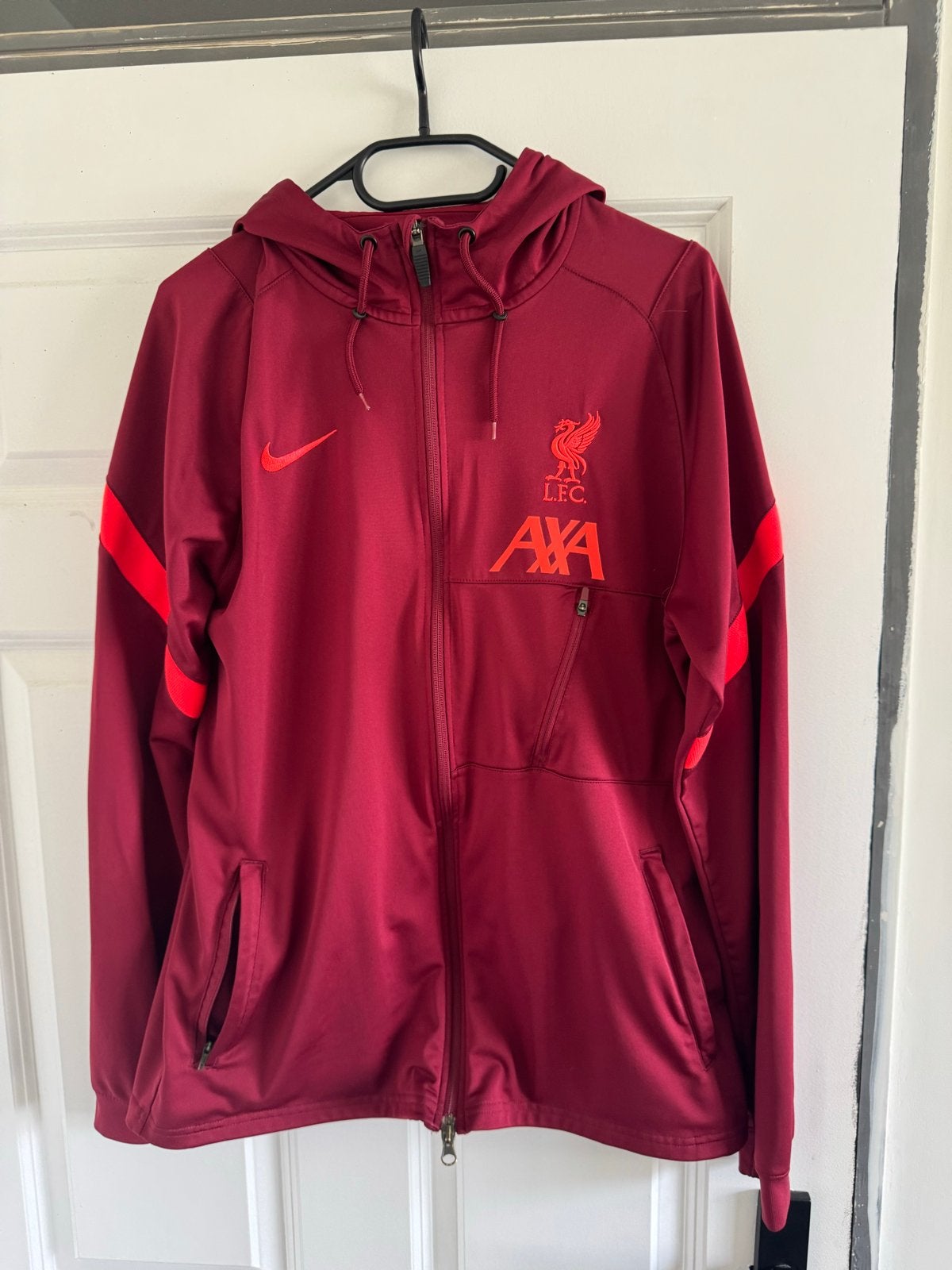 Liverpool FC Trainingspak - Nike Dri-Fit - Maat L, Maat 42/44 (L), Ophalen of Verzenden, Rood, Fitness of Aerobics