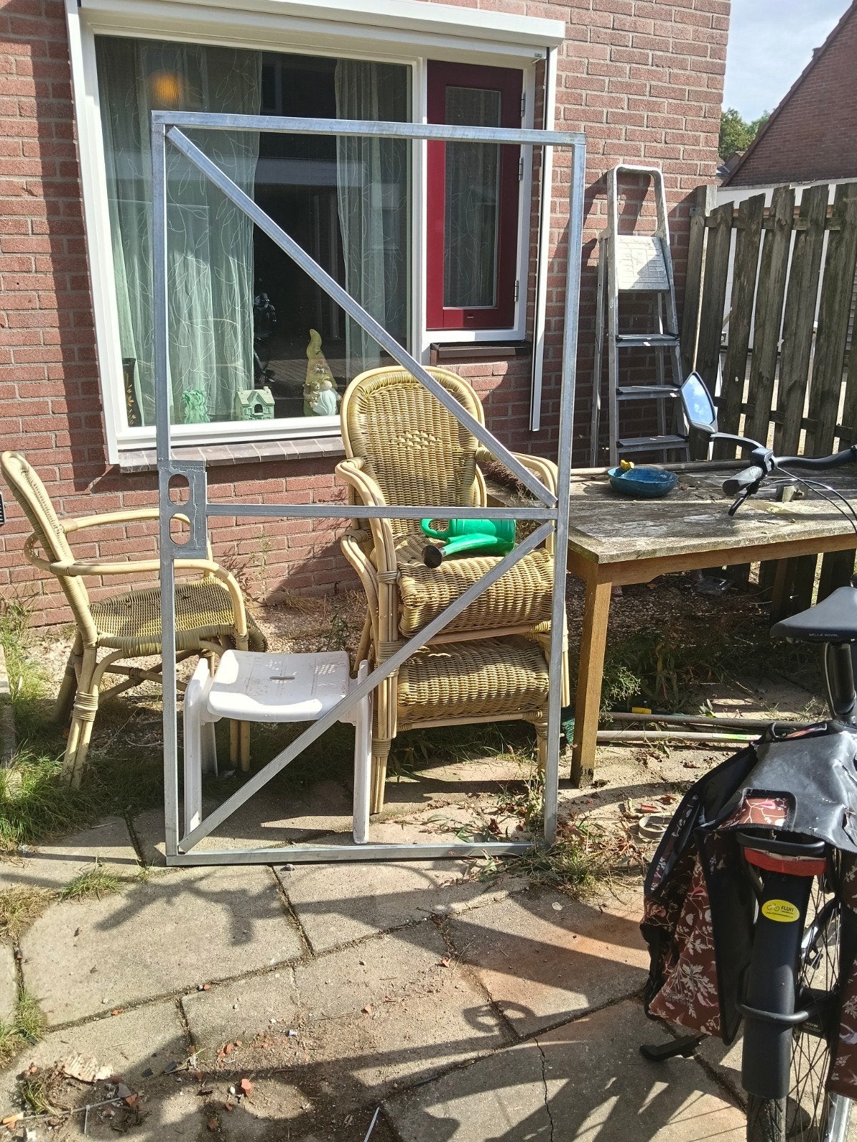 tuindeur en slot, Ophalen, Hout, 150 tot 200 cm