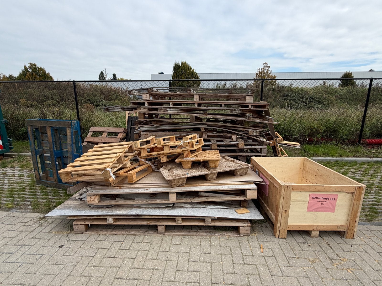 Diverse gebruikte pallets, kachel hout, Ophalen, Gebruikt, 50 mm of meer, Pallet