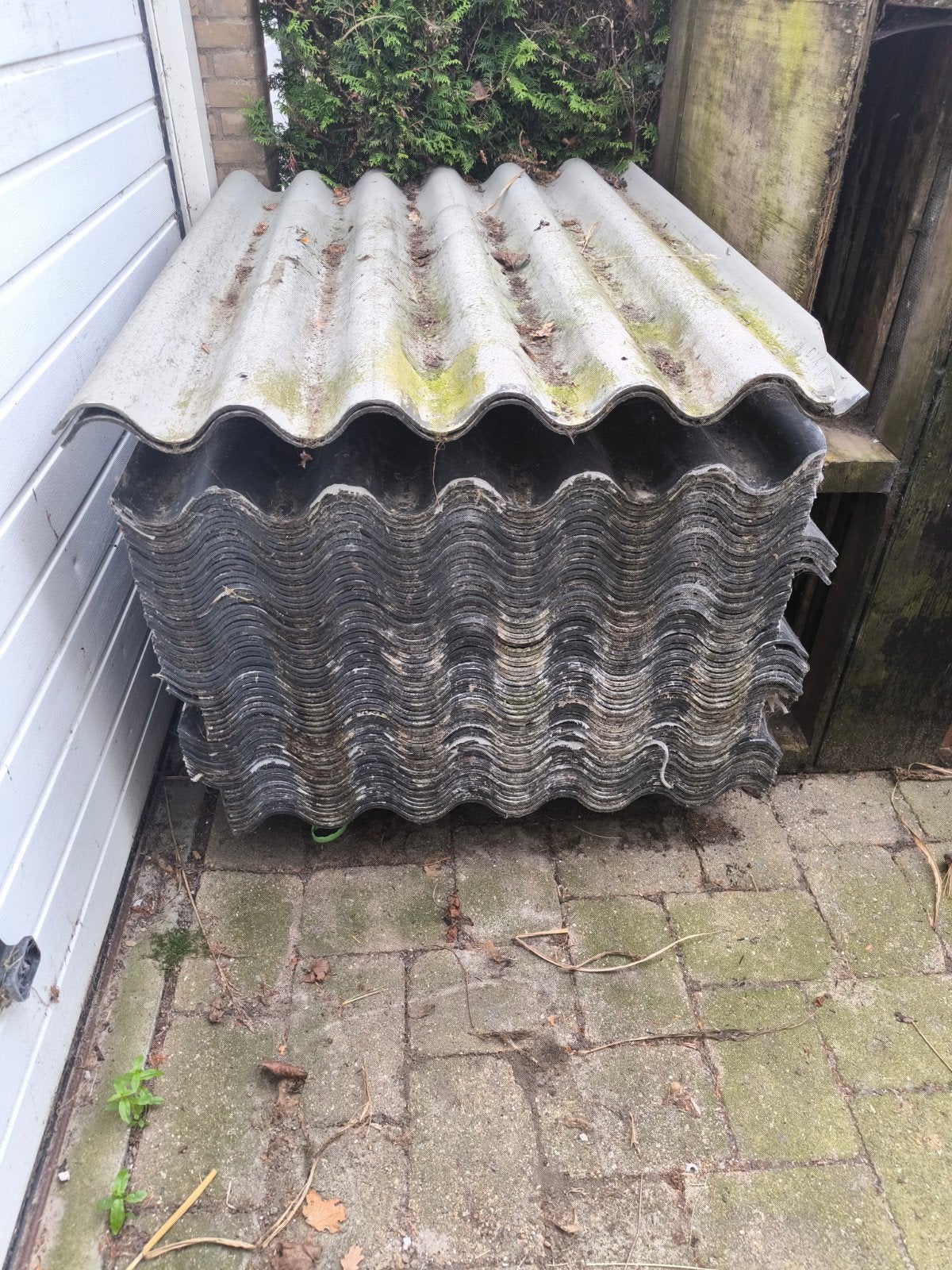 Golfplaten 150x105 cm (geen asbest), Doe-het-zelf en Verbouw, Dakpannen en Dakbedekking, Ophalen