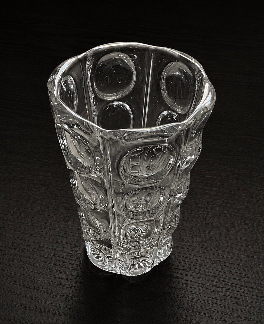 Art Deco glazen vaas Maastricht Holland glas, Antiek en Kunst, Ophalen of Verzenden