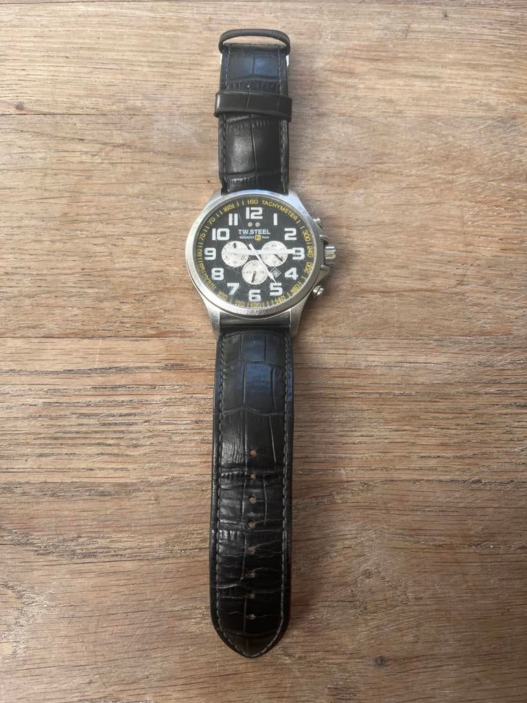 TW Steel Renault F1 Team Horloge - Chronograaf, Overige merken, Staal, Polshorloge, Ophalen of Verzenden