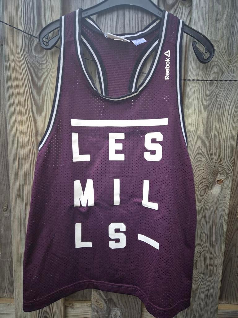 Reebok Sport LM W BBALL BJ9666 Bordeaux Mesh Top, Kleding | Dames, Paars, Ophalen of Verzenden, Maat 36 (S), Fitness of Aerobics