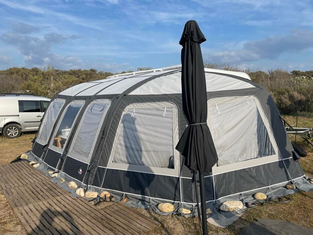 Dorema Magnum Airforce All Season 390 met nieuwe corner, Caravans en Kamperen, Ophalen of Verzenden, Zo goed als nieuw