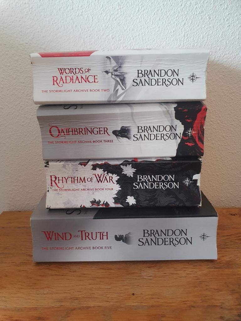 4 x Brandon Sanderson, the Stormlight Archive, Book 2 - 5, Ophalen of Verzenden, Gelezen, Brandon Sanderson