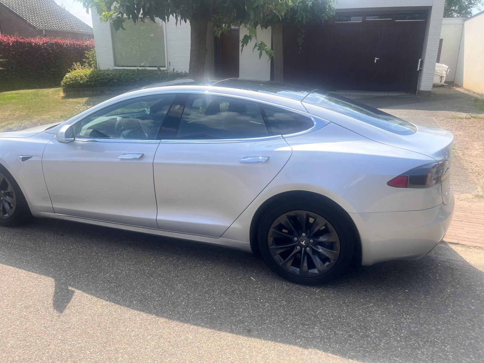 Tesla Model S 2017 Grijs, Origineel Nederlands, Elektrisch, Vierwielaandrijving, Particulier