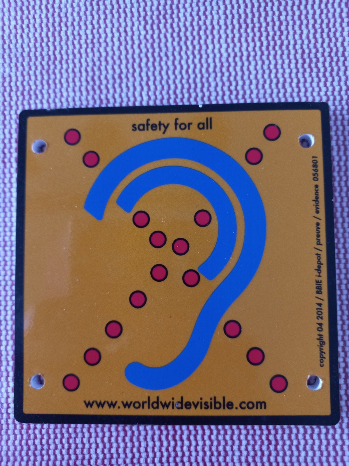Bordje en sticker limited hearing/slechthorend, Ophalen of Verzenden, Nieuw