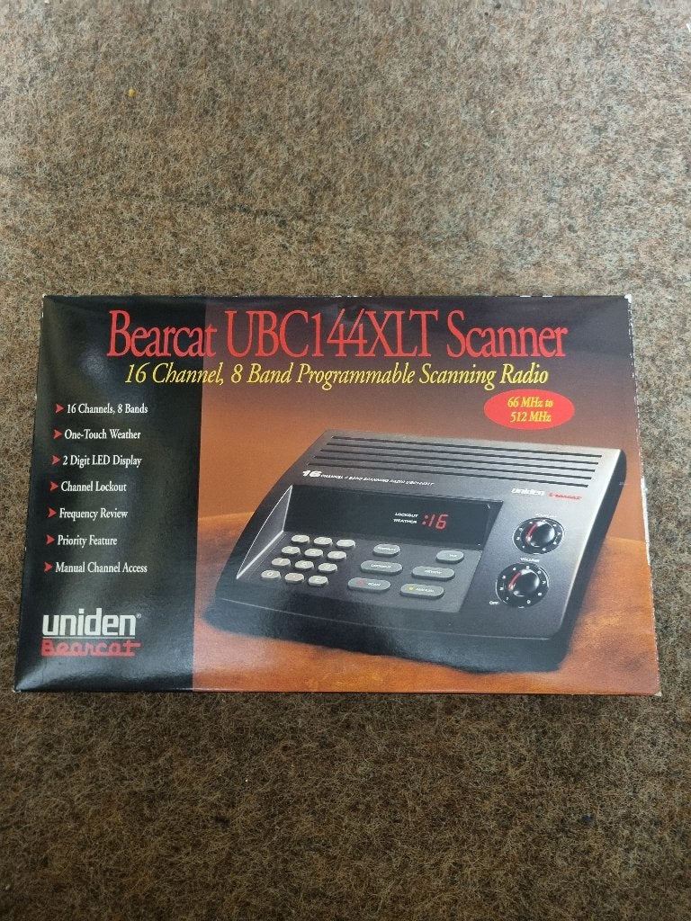 Uniden Bearcat UBC144XLT Scanner, Verzenden, Zo goed als nieuw, Minder dan 30 kanalen