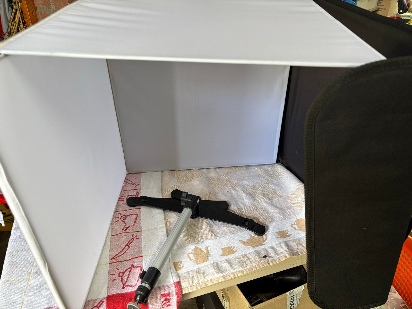Mini Fotostudio / Lichttent met Statief, Gebruikt, Inclusief statief, Ophalen of Verzenden, Mini fotostudio