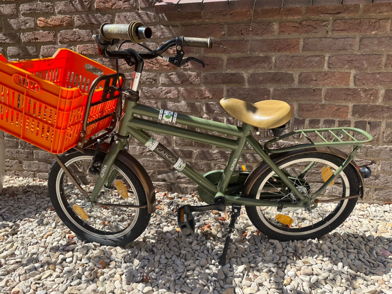 Alpina Cargo kinderfiets 16 inch, Fietsen en Brommers, Fietsen | Kinderfietsjes, Ophalen, Zo goed als nieuw, 16 tot 20 inch