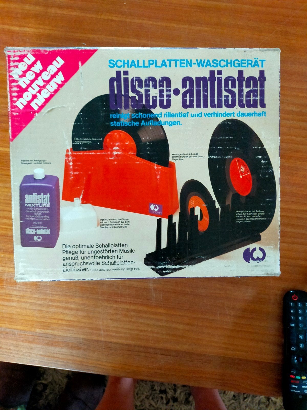 Vinyl platen reiniger (Disco-Antistat) - gratis af te halen, Audio, Tv en Foto, Platenspelers, Ophalen, Gebruikt, Platenspeler-onderdeel