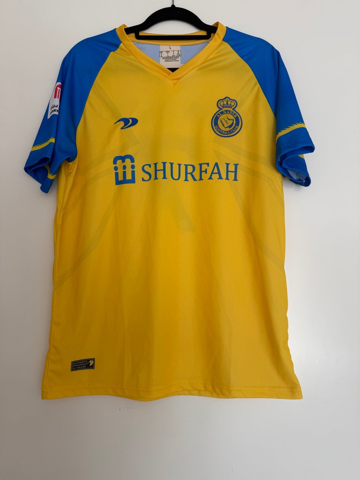 Nieuw Al Nassr Ronaldo Shirt Maat L, Maat L, Ophalen of Verzenden, Nieuw, Shirt