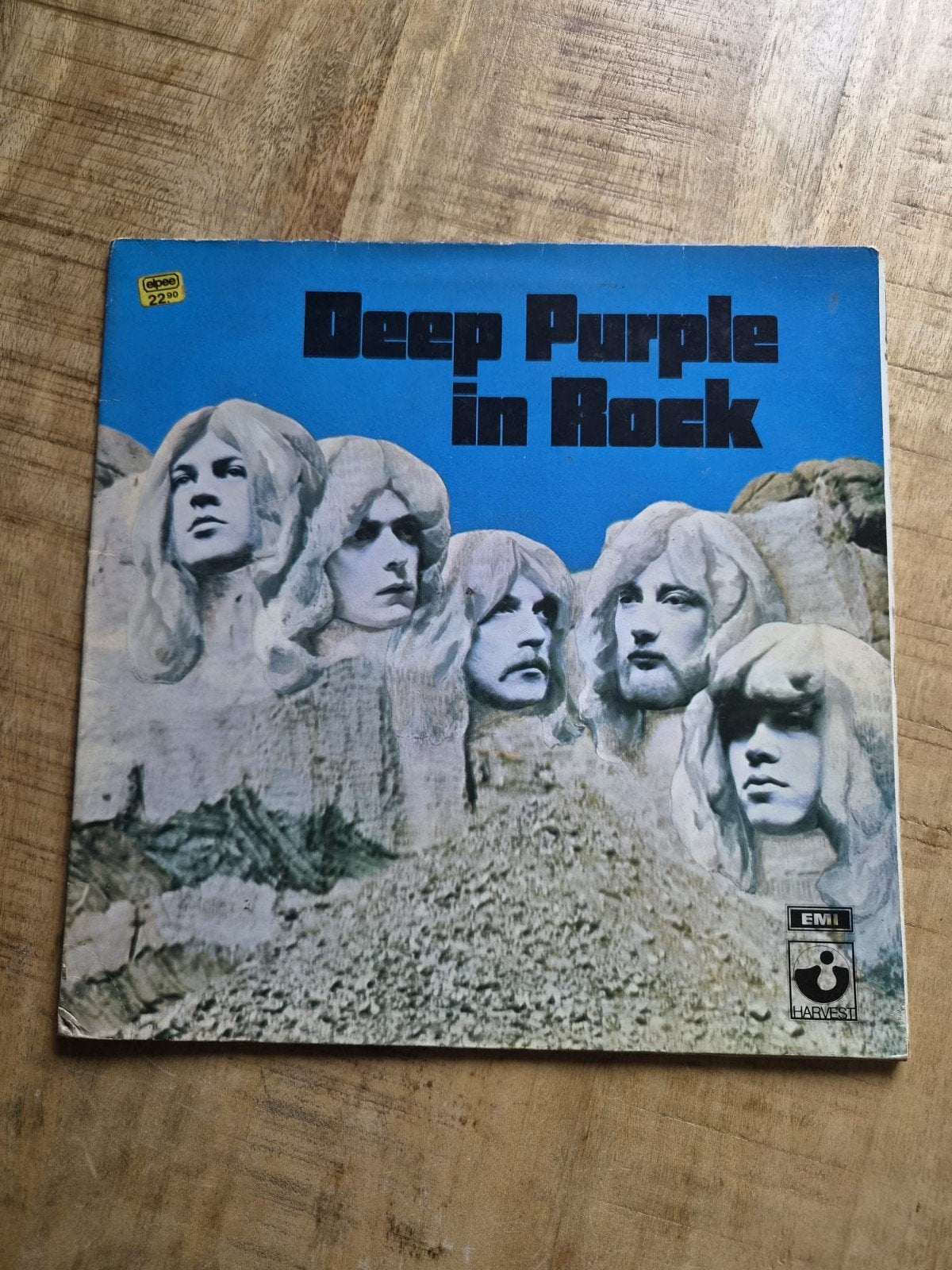 Deep Purple - In Rock LP (1970), Cd's en Dvd's, LP, Gebruikt, Hard Rock, Originele persing