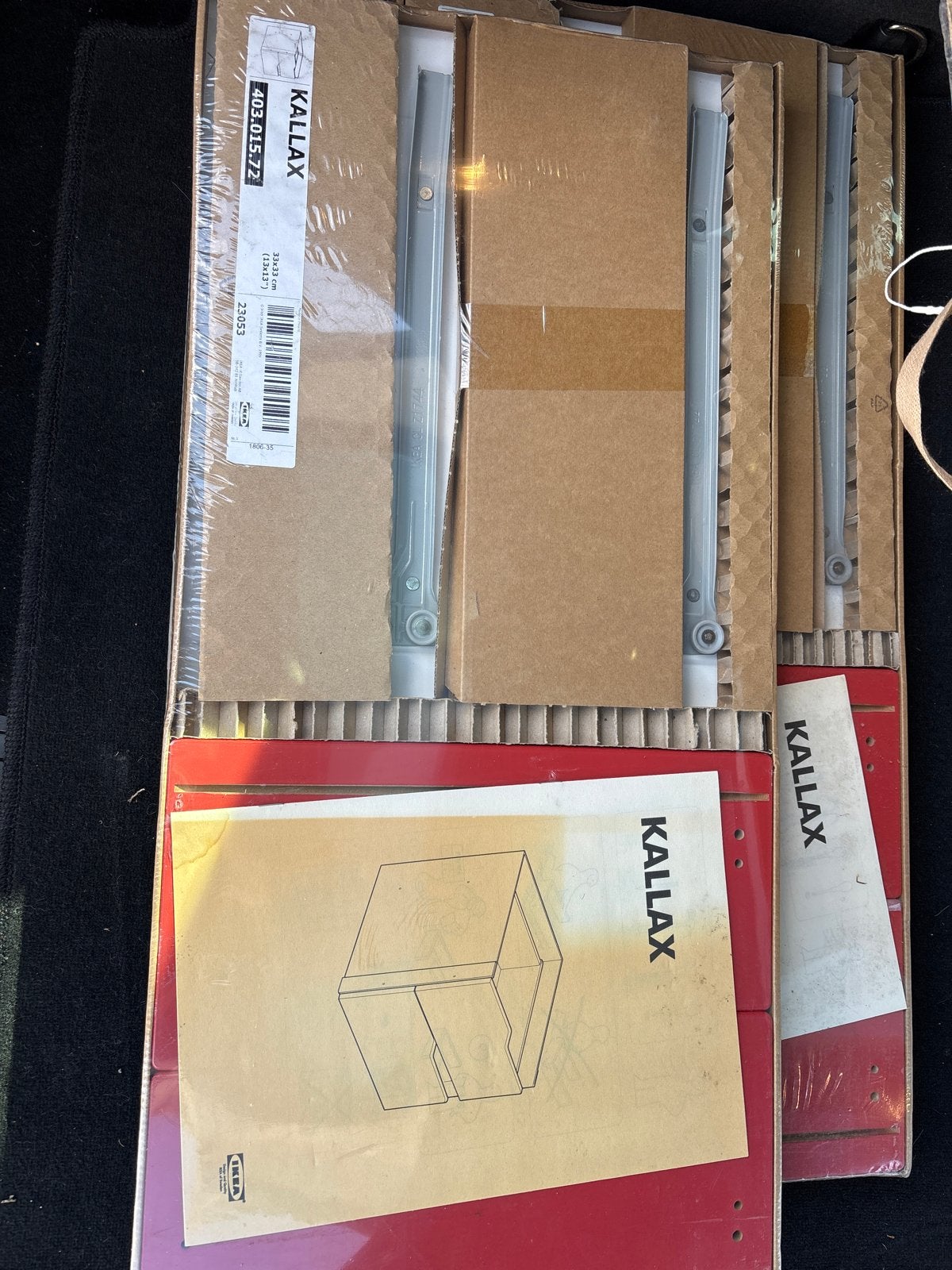 IKEA KALLAX lade-elementen (nieuw in verpakking), Ophalen, Overige materialen, Minder dan 50 cm, Nieuw