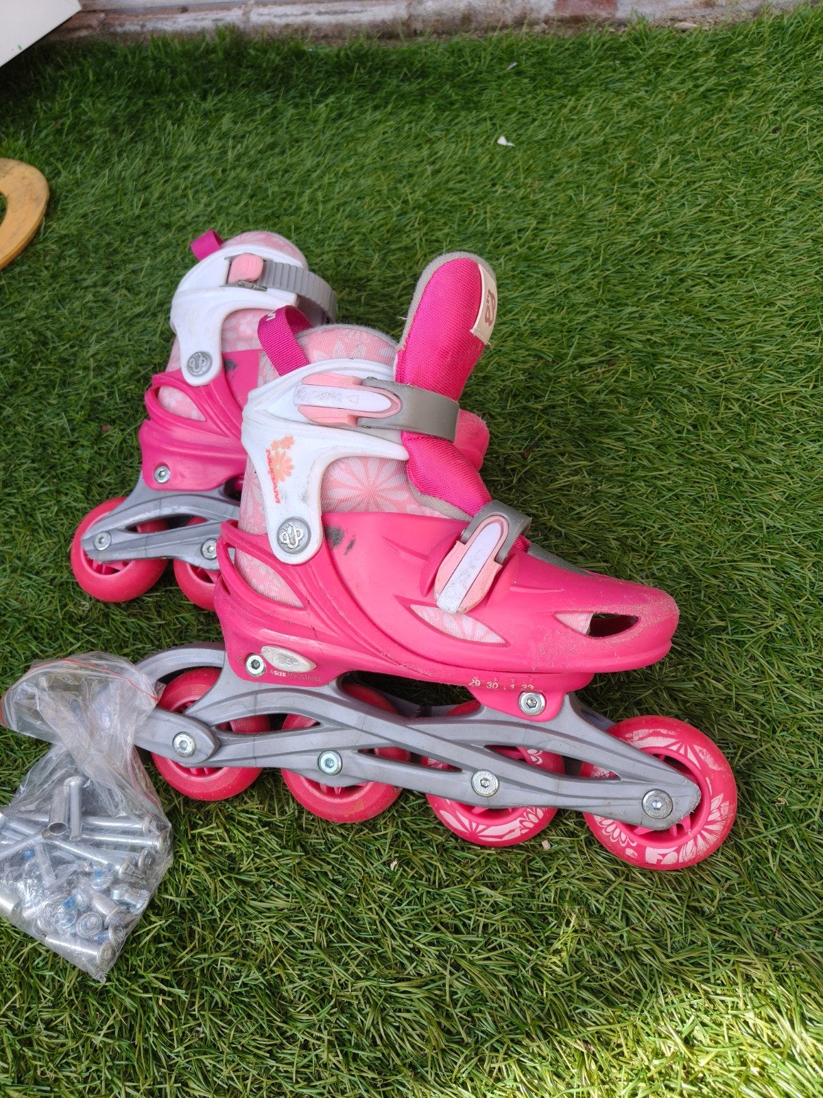 Nijdam verstelbare skeelers, Ophalen of Verzenden, Gebruikt, Kinderen, Inline skates 4 wielen