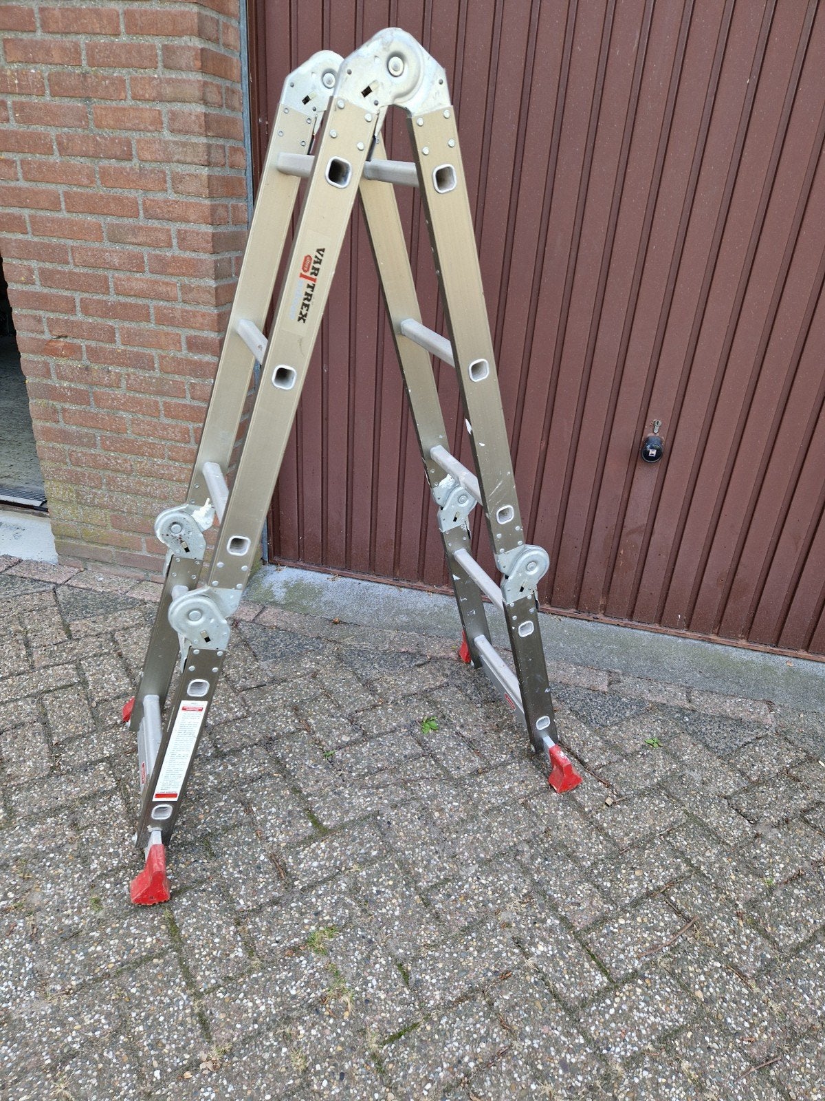 Altrex vouwladder Varitex, Doe-het-zelf en Verbouw, Ladders en Trappen, Ophalen, Gebruikt, 2 tot 4 meter