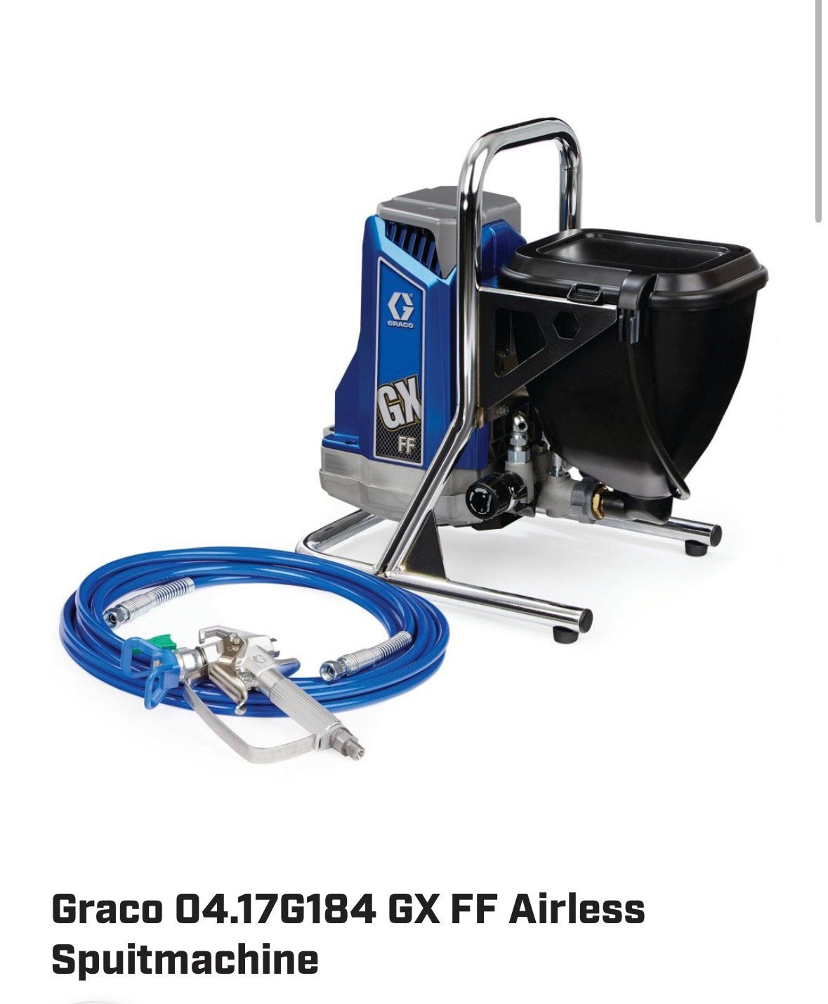 Graco gx ff lakspuit nieuw in doos nooit gebruikt, Ophalen, Nieuw, Verfspuit of Verfpomp