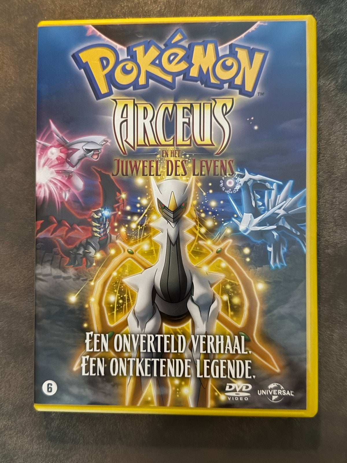 Pokémon Arceus en het Juweel des Levens DVD, Avontuur, Gebruikt, Ophalen of Verzenden, Vanaf 6 jaar