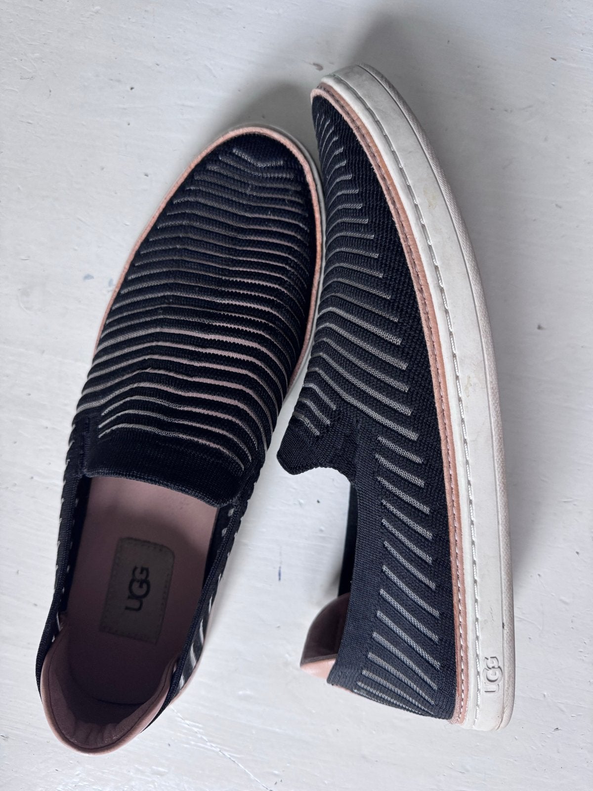 UGG Instappers Zwart- Maat 41, Kleding | Dames, Schoenen, Ophalen of Verzenden, Zo goed als nieuw, Zwart, Instappers